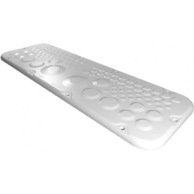 2563300, SZ Series RAL 7035 Plastic Gland Plate, 447mm W for Use with AX