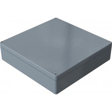 02363609, Polyester Standard Series Grey Glass Fibre Reinforced Polyester Enclosure, IP66, IK08, Grey Lid, 360 x 360 x 91mm