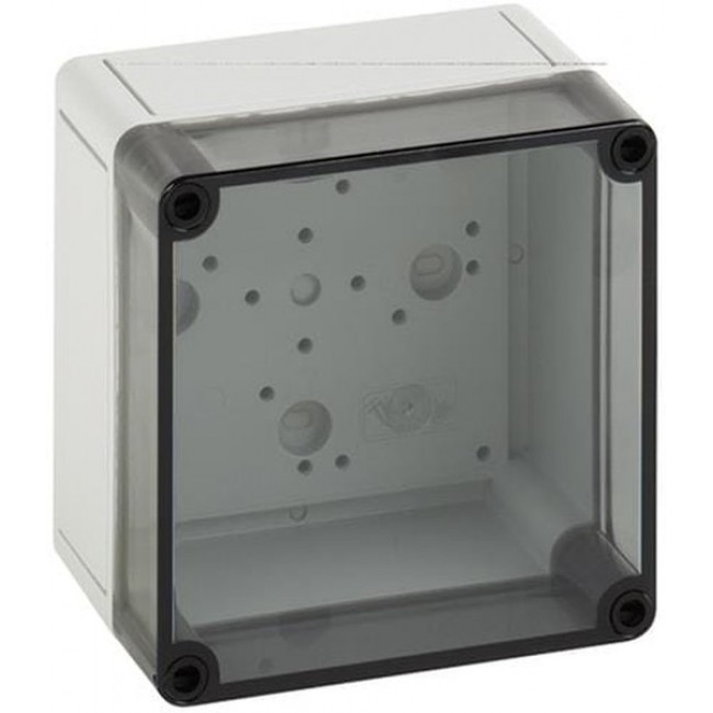 130-505, Electrical Enclosures 5.12 x 5.12 x 3.90 Polycarbonate Transp