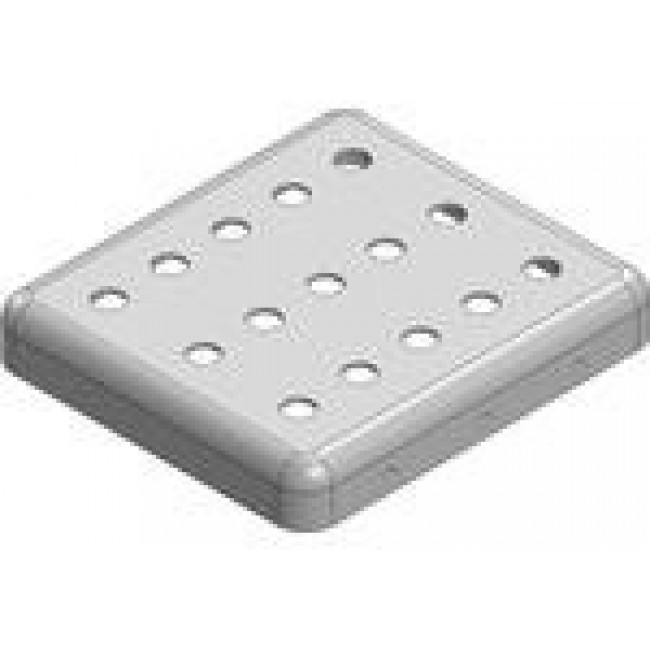 MS260-10CP, 26.6 x 23.6 x 4mm Two-piece Drawn-Seamless RF Shield/EMI Shield COVER Perforated (CRS)