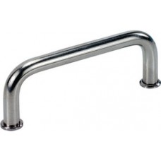 Handle, straight, stainless steel, (L x W x H) 194 x 14 x 42 mm, gray, 3470.1801