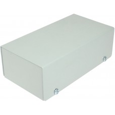 CUABOX006, Grey Aluminium Enclosure, Grey Lid, 105 x 125 x 35mm