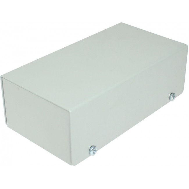 CUABOX006, Grey Aluminium Enclosure, Grey Lid, 105 x 125 x 35mm