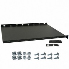 60-2381, Metal, Steel Shelf, Fixed 22.750" L x 17.906" W x 1.468" H (577.85mm x 454.81mm x 37.29mm) Black