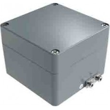 Grey Die Cast Aluminium Enclosure, IP66, IK09, Grey Lid, 91 x 122 x 120mm