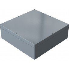 01606020, Aluminium Standard Series Grey Glass Fibre Reinforced Polyester Enclosure, IP66, IK09, Grey Lid, 600 x 600 x 202mm