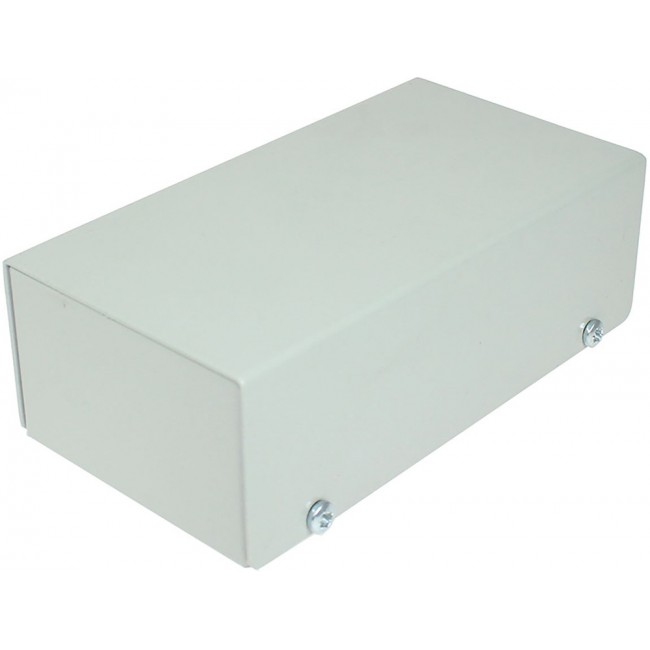 CUABOX003, Grey Aluminium Enclosure, Grey Lid, 75 x 40 x 35mm