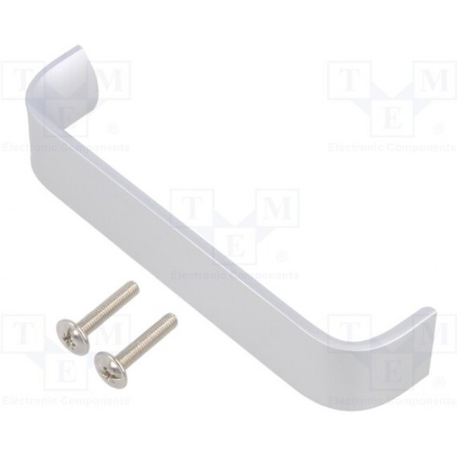 UA-00-347128, Handle; aluminium; natural; H: 30mm; L: 136mm; W: 25mm