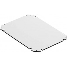 72000401, Mounting Plate, 5mm H, 250mm W, 350mm L for Use with GEOS-L 3040-18/-22 Empty Enclosure