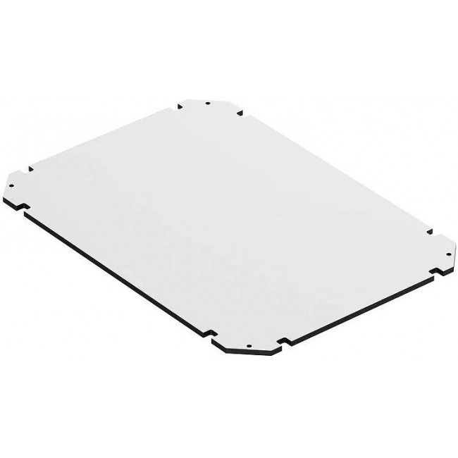 72000401, Mounting Plate, 5mm H, 250mm W, 350mm L for Use with GEOS-L 3040-18/-22 Empty Enclosure