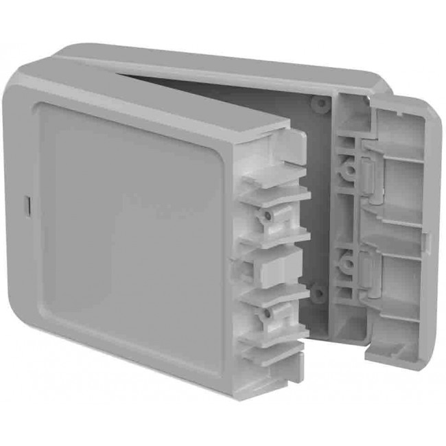 96012145 B 100804 PC-V0-7035, Bocube Series Polycarbonate General Purpose Enclosure, IP66, IP68, Flanged, 113 x 80 x 40mm