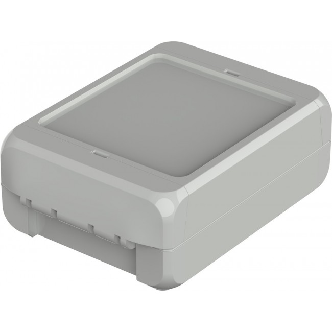 96012145 B 100804 PC-V0-7035, Bocube Series Polycarbonate General Purpose Enclosure, IP66, IP68, Flanged, 113 x 80 x 40mm