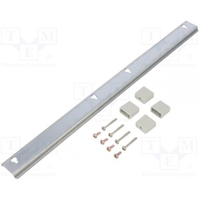 AK-NS35-406, DIN rail; steel; W: 35mm; H: 7.5mm; L: 406mm; for enclosures