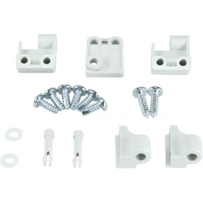 MB 10622 EK-HINGE SET 2, Polycarbonate Hinge for Use with Solid Enclosure