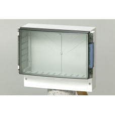 ABS 30/25-3 ENCLOSURE, Grey ABS Enclosure, IP65, IK07, Smoked Grey Lid, 320 x 260 x 129mm