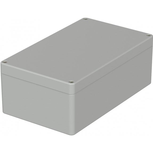 ABS enclosure, (L x W x H) 200 x 120 x 75 mm, light gray (RAL 7035), IP65, 03221000