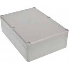 Grey ABS Enclosure, IP65, IK09, Grey Lid, 176.8 x 125.95 x 56.65mm