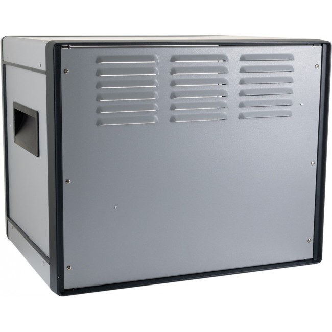 19 inch enclosure, 9 U/84 HP, (W x H x D) 520 x 420 x 400 mm, aluminum, gray, 10225-618