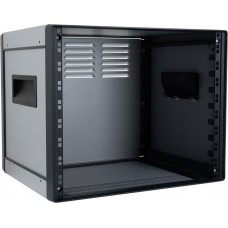 19 inch enclosure, 9 U/84 HP, (W x H x D) 520 x 420 x 400 mm, aluminum, gray, 10225-618