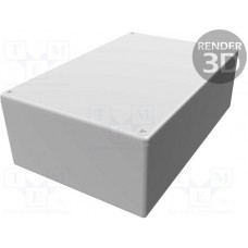 1590WJBK, Black Die Cast Aluminum Wall Mount Watertight Enclosure