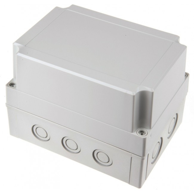 PCM 150/125 G ENCLOSURE, Grey Polycarbonate Enclosure, IP66, IP67, Grey Lid, 180 x 130 x 125mm