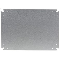 Steel Mounting Plate, 348mm H, 248mm L for Use with 300 x 400 Enclosure