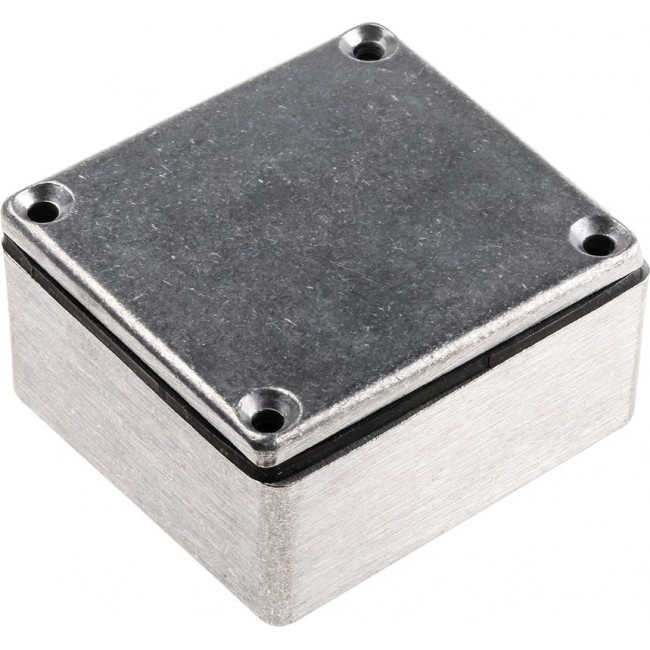 480-C150, 480 Series Silver Die Cast Aluminium Enclosure, IP66, IP67, IP68, Silver Lid, 60 x 55 x 31mm