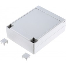 CRDCGG003, 7000 Series Grey ABS Enclosure, IP65, Grey Lid, 110 x 85 x 35mm