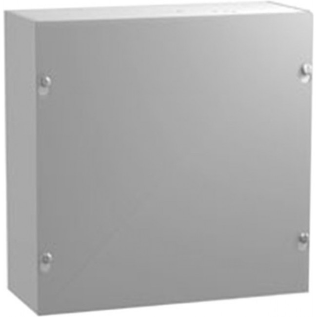 CS16168, Electrical Enclosures N1 Screw Cover - 16 x 16 x 8 - Steel/Gray