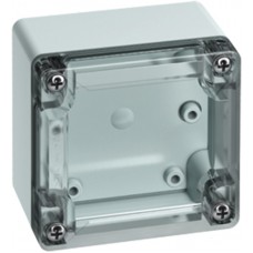 20100301, TG Series Grey Polycarbonate Enclosure, IP66, IP67, Grey Lid, 84 x 55 x 82mm