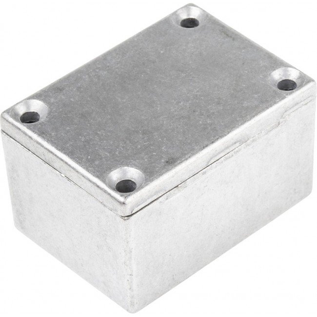 11451PSLA, Eddystone Series Natural Die Cast Aluminium Enclosure, IP54, Natural Lid, 53 x 38 x 31mm