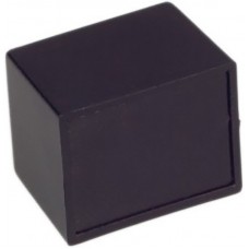 Black ABS Enclosure, IP52, Black Lid, 20 x 16.3 x 14.6mm