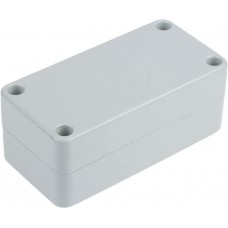 Grey ABS General Purpose Enclosure, IP54, Grey Lid, 100 x 50 x 40mm