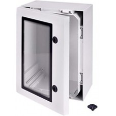 ARCA 604021W NO MP, ARCA Series Polycarbonate Wall Box, IP66, Viewing Window, 600 mm x 400 mm x 210mm