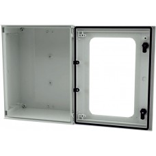 Fibreglass Reinforced Polyester Wall Box, IP66, Viewing Window, 600 mm x 400 mm x 230mm