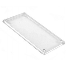 1591CC, Plastic Cover, Lid 4.724" L x 2.559" W x 0.150" H (119.99mm x 65.00mm x 3.81mm) Clear