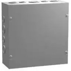 CSKO666, Electrical Enclosures N1 Screw Cover w/KO's - 6 x 6 x 6 - Steel/Gray