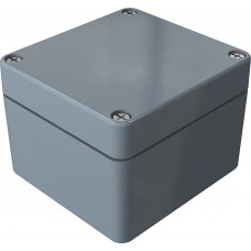 020808060, Polyester Standard Series Grey Glass Fibre Reinforced Polyester Enclosure, IP66, IK08, Grey Lid, 80 x 75 x 56.5mm