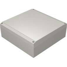 042020070, Aluform Series Grey Die Cast Aluminium Enclosure, IP66, IK09, Grey Lid, 200 x 200 x 72mm