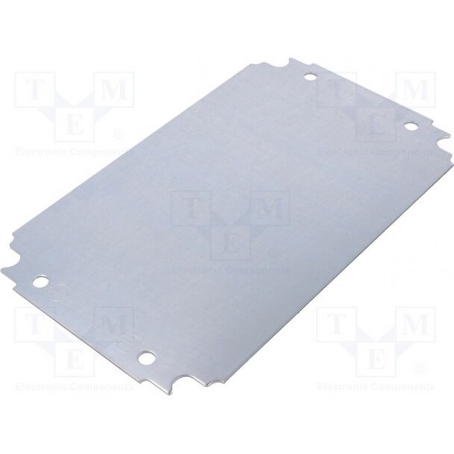 Mounting plate, galvanized steel, (W x H) 150 x 250 mm, silver, NSYMM32