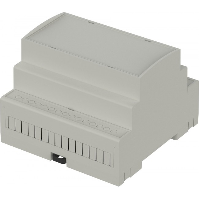 65610087.S1 CNC 87.5, CombiNorm-Control Series Light Grey Flame Retardant ABS Enclosure, IP20, 89.2 x 89.8 x 65.2mm