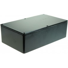 RTM5006/16-BLK, 5000 Series Black Die Cast Aluminium Enclosure, IP54, Black Lid, 192 x 112 x 61mm