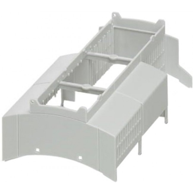 2201454, Plastic, Polycarbonate Housing 3.531" L x 6.362" W x 2.449" H (89.70mm x 161.60mm x 62.20mm) Gray