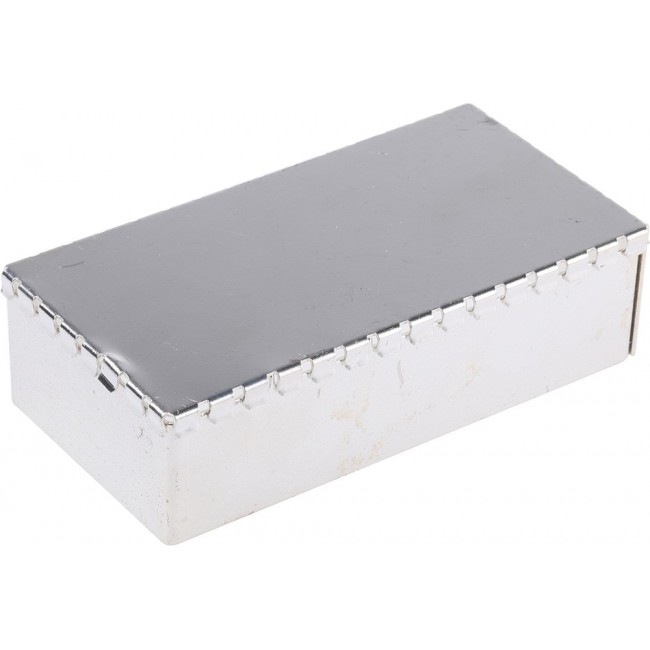 RS01/PFL4T, PLF Steel PCB Shielded Enclosure, 100 x 50 x 25mm