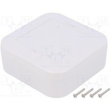 WP10-10-4G, WP Series Grey ASA Enclosure, IP67, Grey Lid, 100 x 100 x 40mm