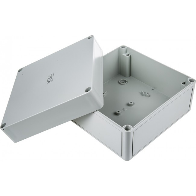 11090701, TK PS Series Grey Polystyrene Enclosure, IP66, Grey Lid, 182 x 180 x 111mm