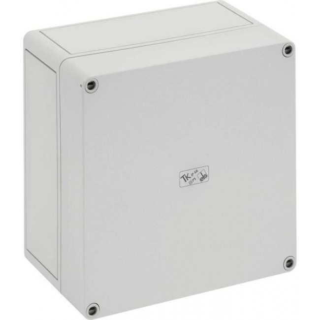 11090701, TK PS Series Grey Polystyrene Enclosure, IP66, Grey Lid, 182 x 180 x 111mm