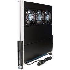 OET305, Rack Fan Tray, AC, 3 Fans, 401 CFM 19.00" L x 19.00" W x 1.75" H (482.6mm x 482.6mm x 44.4mm)