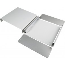 M5502110, Unicase Grey Aluminium Instrument Case, 250 x 260 x 90mm