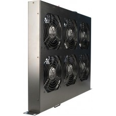 OET605S, Rack Fan Tray, AC, 6 Fans, 803 CFM 19.00" L x 14.00" W x 1.75" H (482.6mm x 355.6mm x 44.5mm)